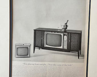 1960’s Emerson TV 11 x 14 advertisement