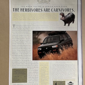 1990&#39;s Nissan Pathfinder 4x4 Advertisement