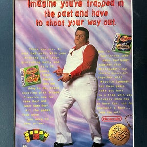 1990&#39;s Nintendo Gameboy Print Advertisement