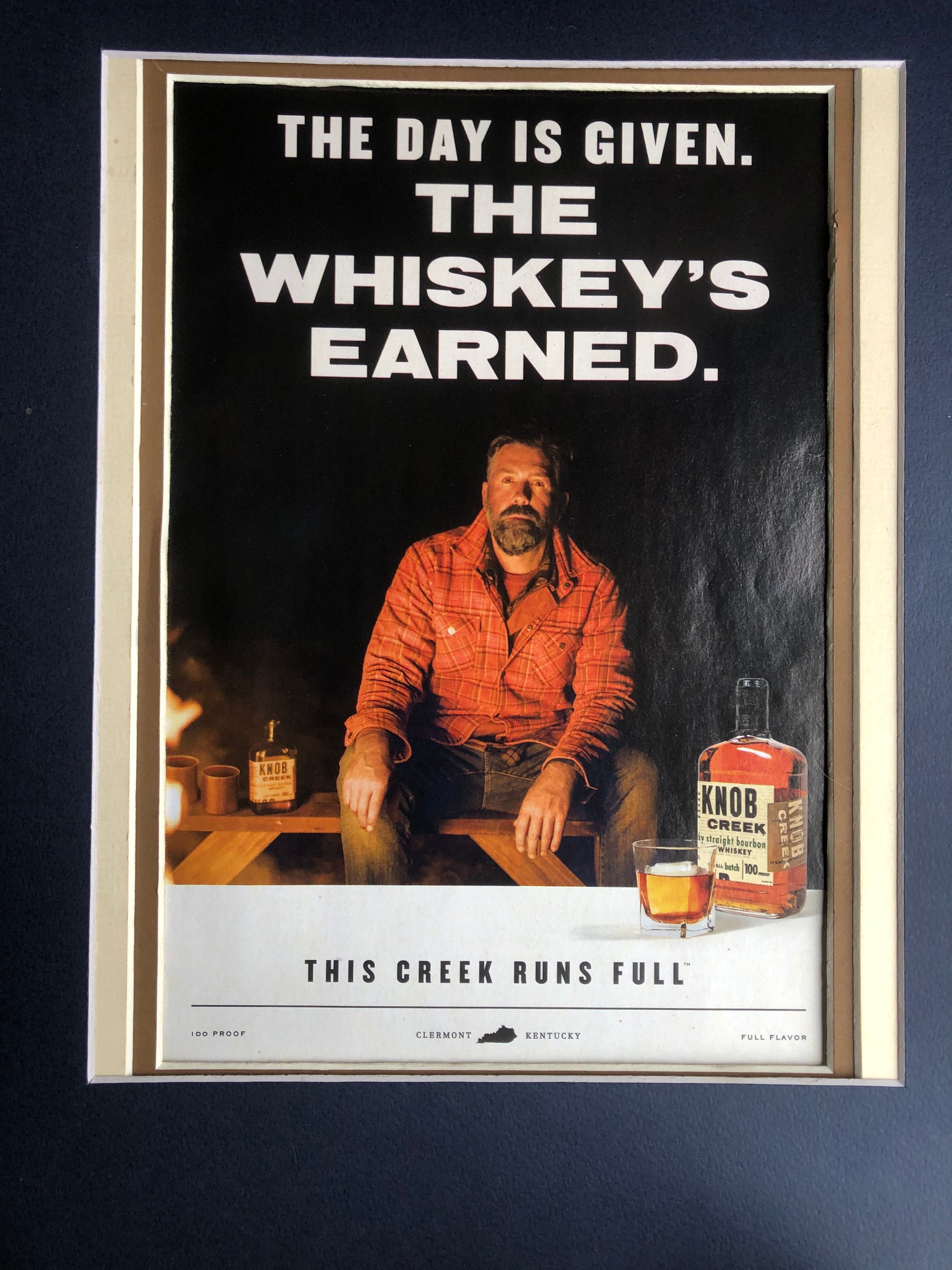 Пару постеров старой рекламы алкоголя. Бурбон Knob Creek