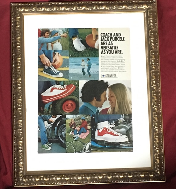 1970's Jack Purcell Converse Shoes Original Print Advertisement - Etsy