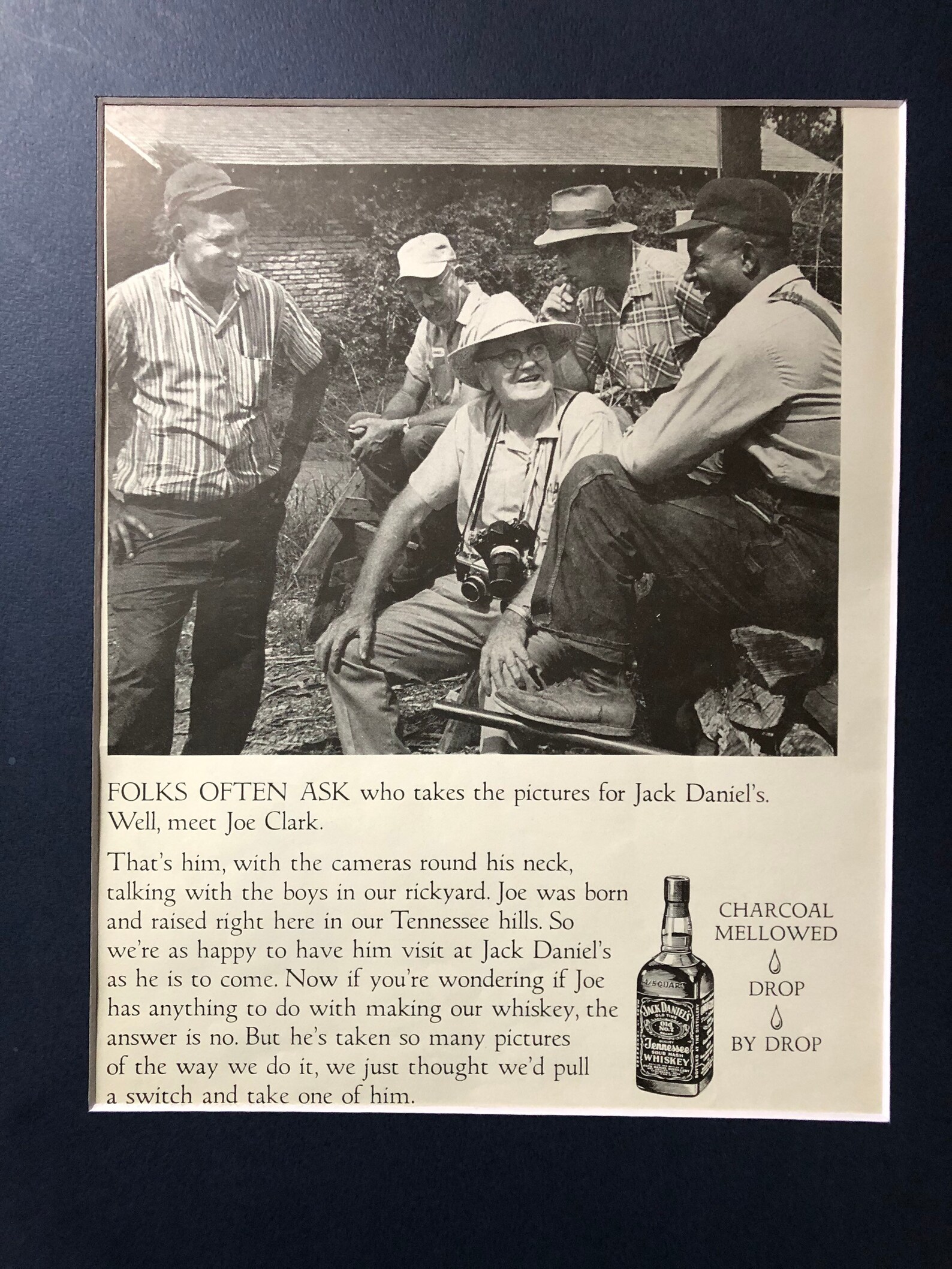 1960's Jack Daniel's Whiskey Advertisement Joe Clark - Etsy