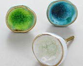 Rhodes Ceramic Door Knobs Cupboard Drawer Pull Door Handles 4710