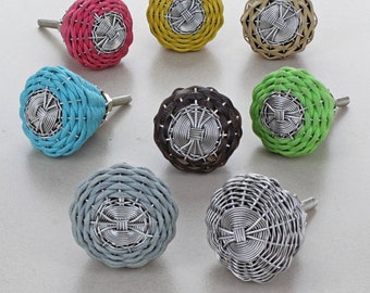 G Decor Willow & Woven Cupboard Knobs Cupboard Door Knobs Cabinet Pull Handles