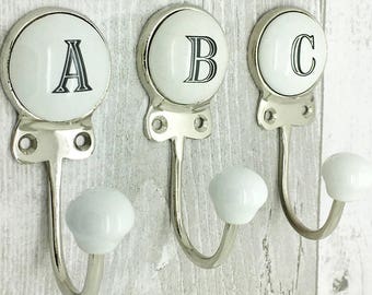 Alphabet Hooks Etsy
