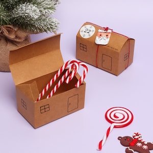 Compte à rebours G Decor Village : Calendrier de l'Avent pliable pour maisons de cartes