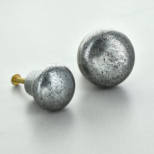 Dark and Light Grey Ceramic Cupboard Door Knobs Etsy UK