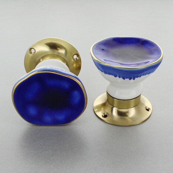 Crackle glaze ceramic knob