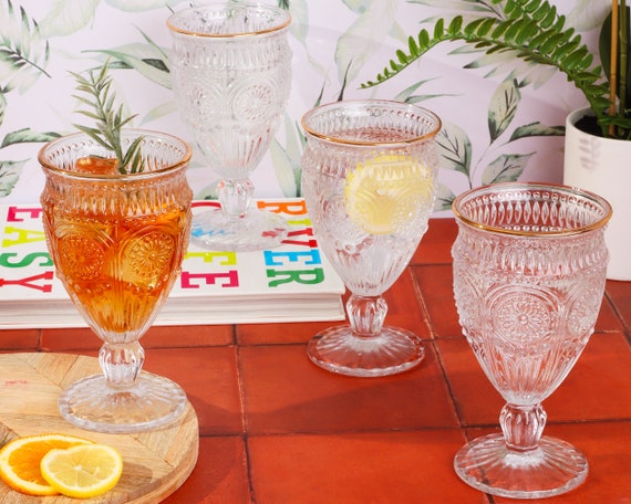 Textured Drinking Glasses