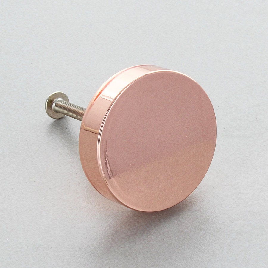 G Decor Set of 6 Luxury Rose Gold Pull Knobs Etsy