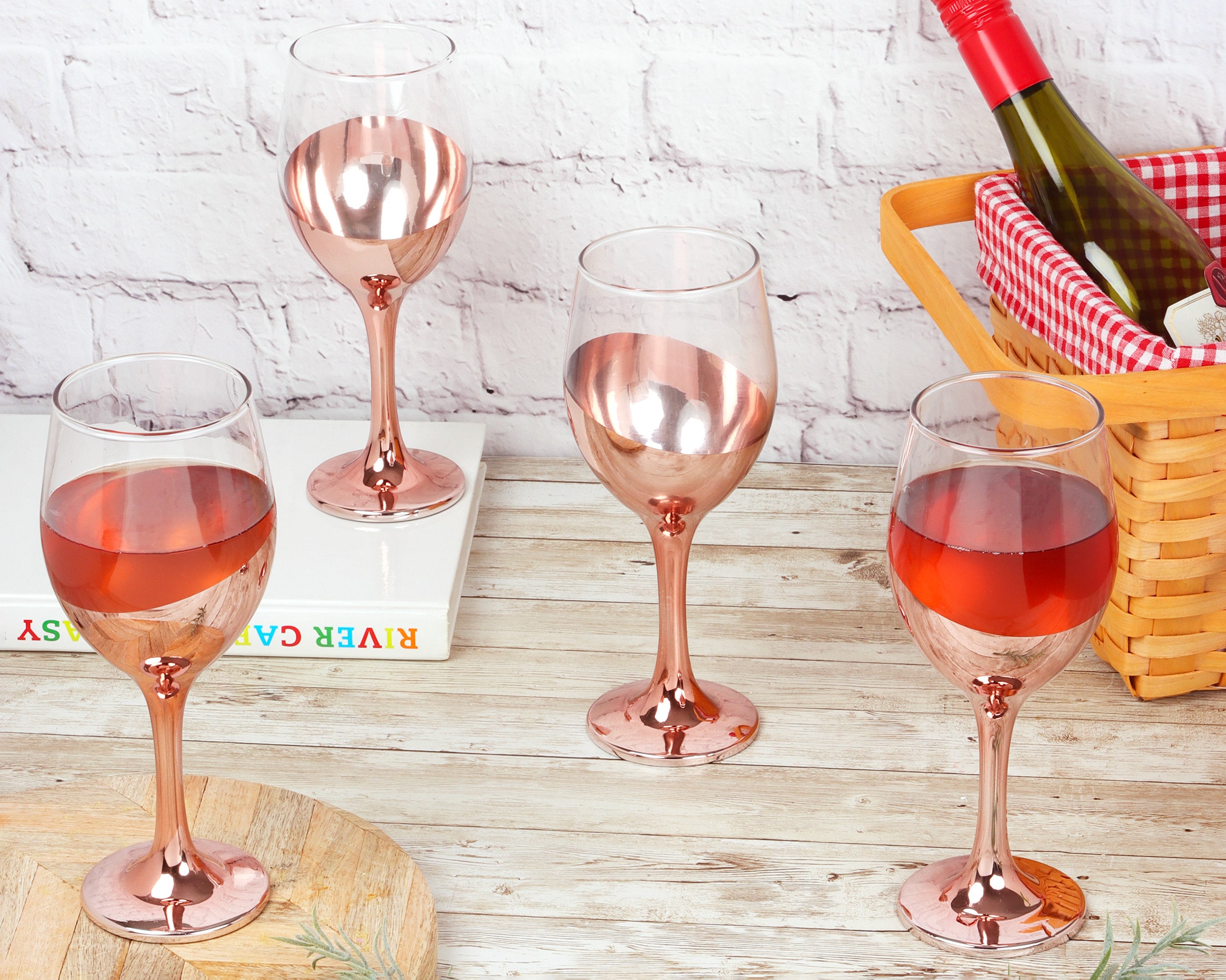 1 Piece Creative Colourful Round Wine Glasses Cup With Twisted Stem Glass  Goblet Cup 300ml 10oz