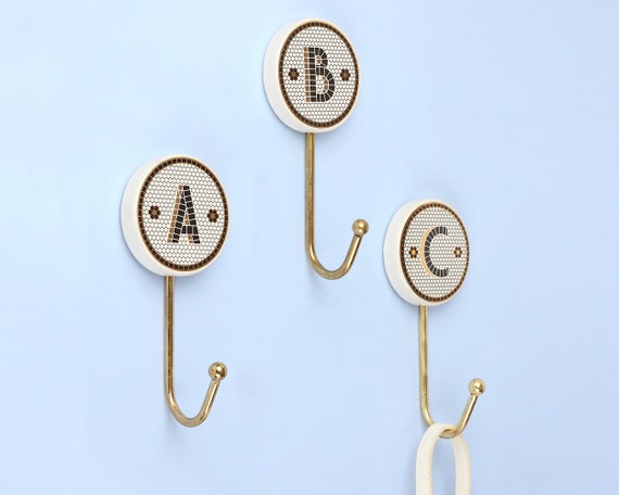 Monogram coat hooks discount