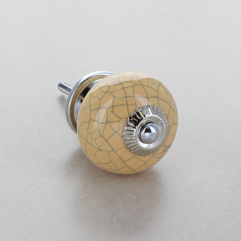 Crackle Ceramic Door Knobs Cupboard Pull Handles Etsy UK