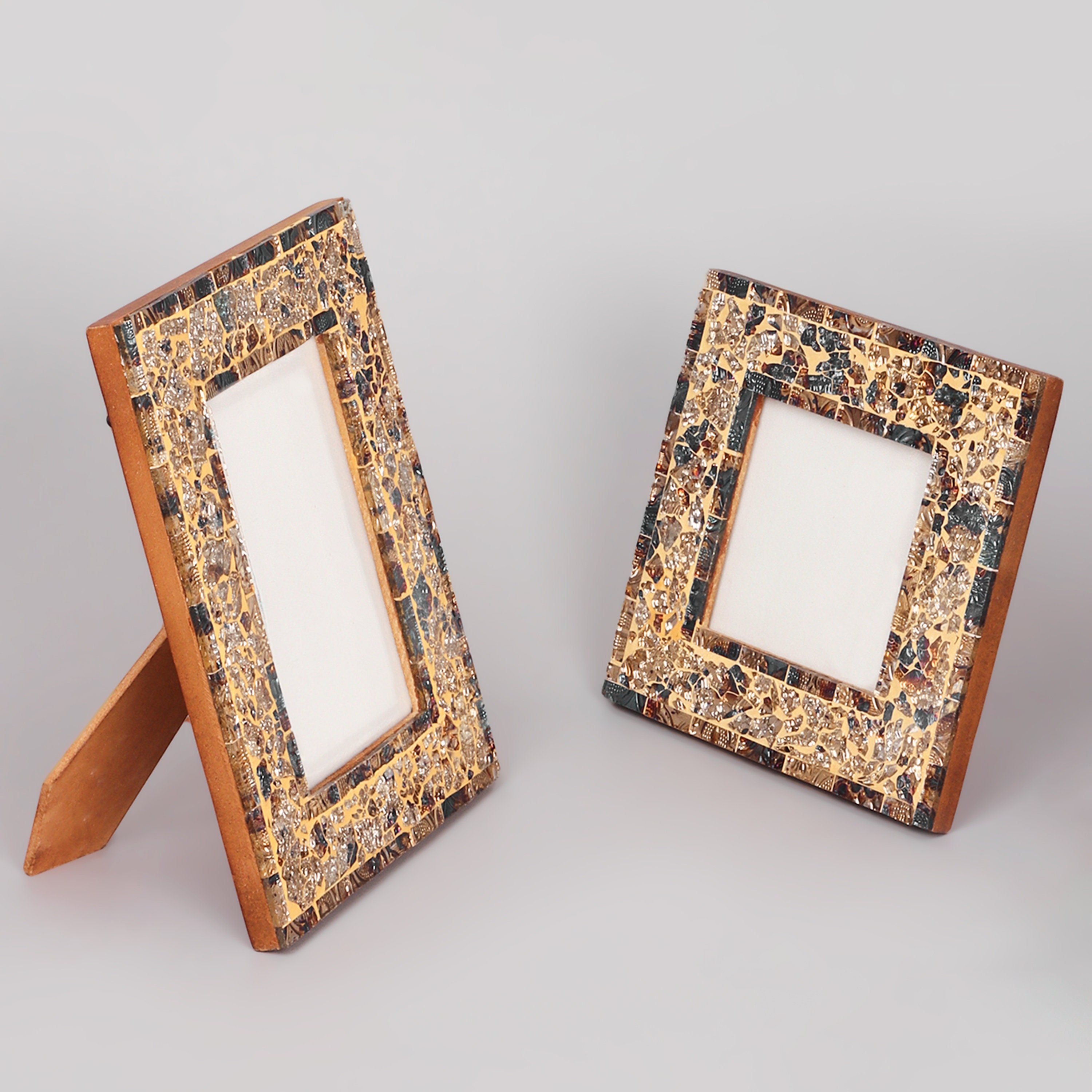 G Decor Brown Pebble Rock Effect Stylish Photo Frames - Etsy 日本