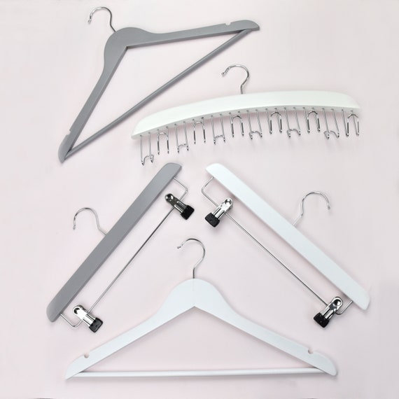 Destination Holiday Notched Velvet Hangers - Gray - Shop Hangers