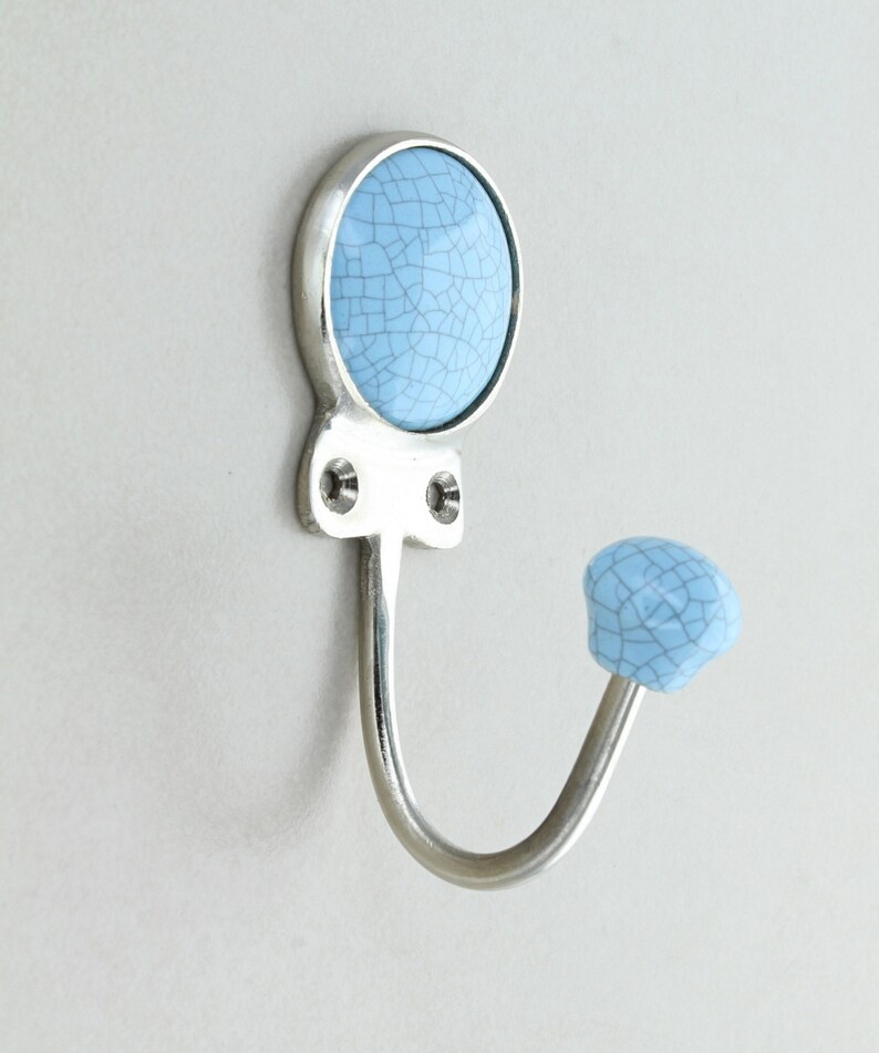 Crackle Ceramic Wall Coat Rack Hook 3504