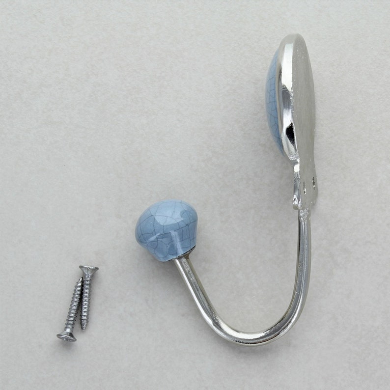 Crackle Ceramic Wall Coat Rack Hook 3504