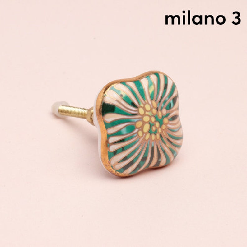 G Decor Milano Collection Door Knobs Ceramic Door Knobs Cupboard Drawer Pull Door Handles Milano CollectionIII