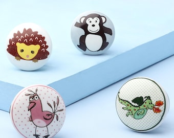 Pomelli per porte, pomelli per cassetti e pomelli per armadietti in ceramica per bambini G Decor