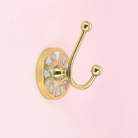 G Decor Mother of Pearl Gold Brass Double End Coat Hook -  Canada