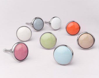 G Decor Stylish Ceramic and Metal Door Knob & Handle