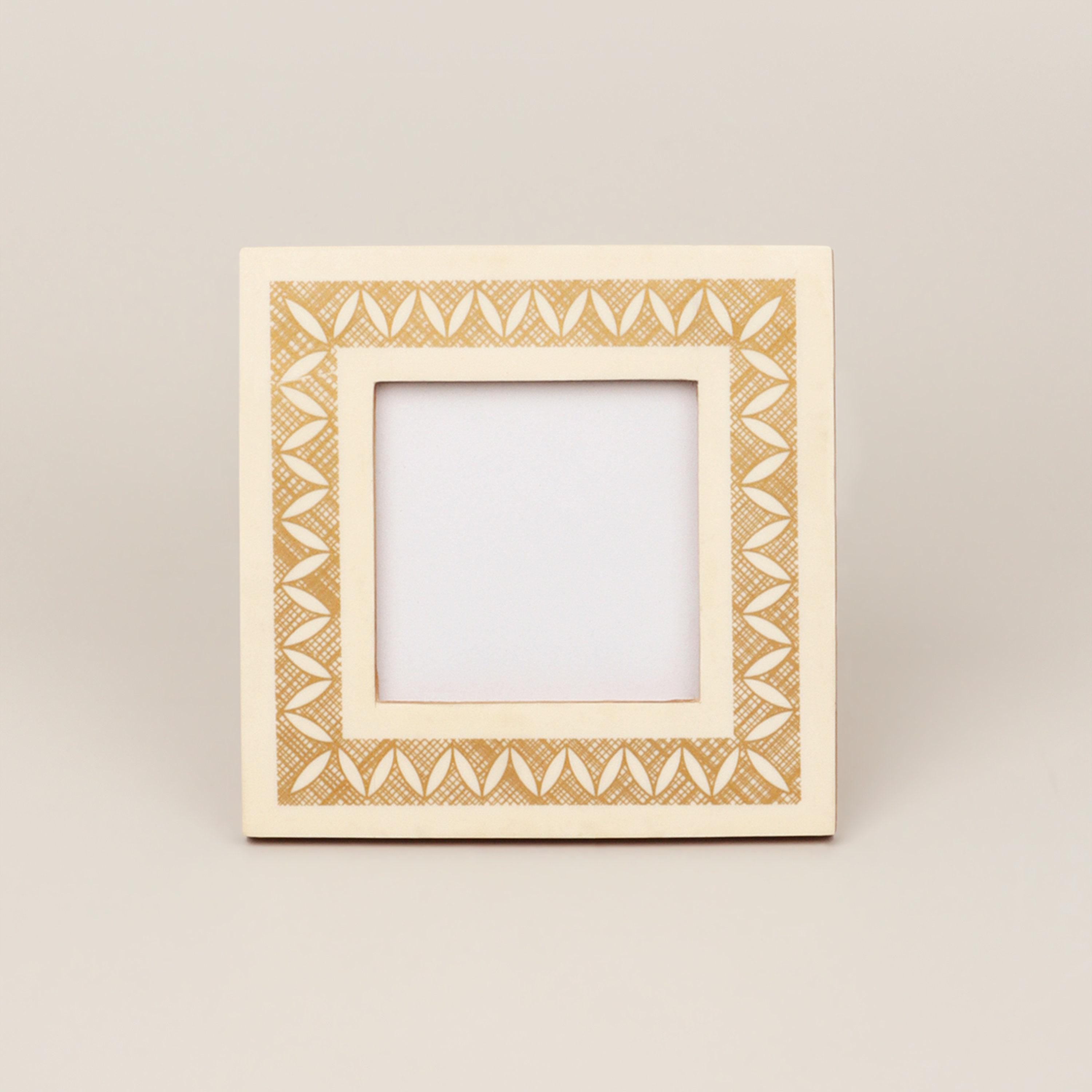 Geometric Patterned Photframe G Decor Navajo Handcrafted Geometric Pattern Photo Frame Picture ...