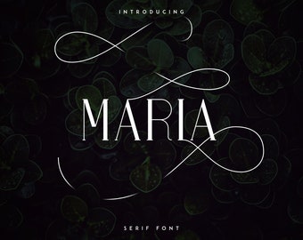 Maria Serif Font