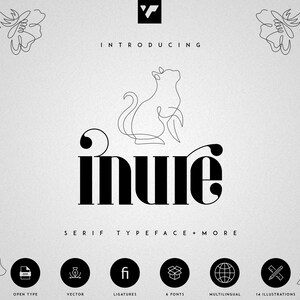 Inure - Tipo de letra Serif + Más