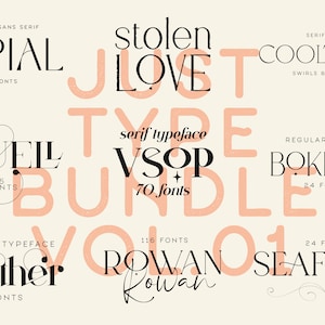 Just Type Bundle Vol.01 - 300 fonts
