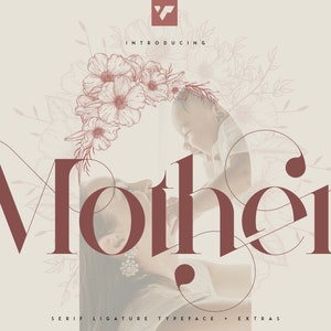 Mother Serif Typeface - 5 pesos