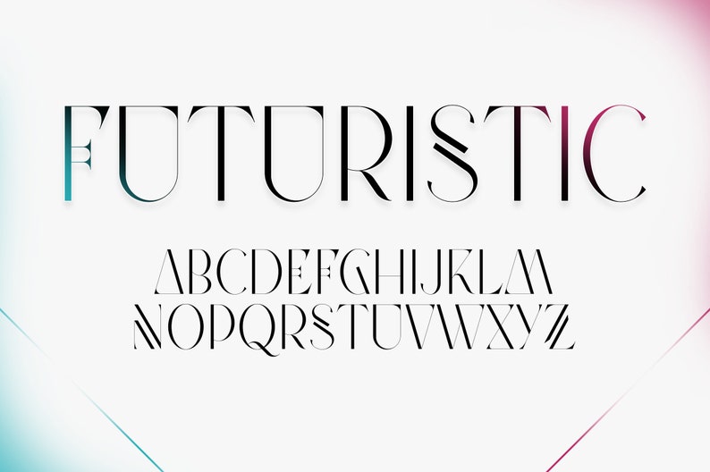 Modern Type Font Examples Future Flow Typeface 8 Fonts Elegant Modern Styles With Alternates ...