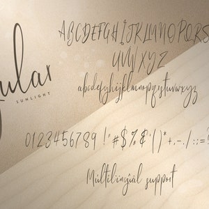 Sunlight Signature typeface image 9