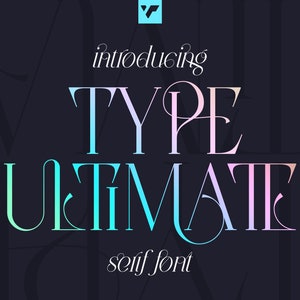 Type Ultimate - serif logo font