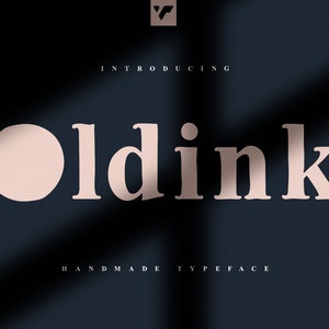 Oldink - tipo de letra serif escrito a mano