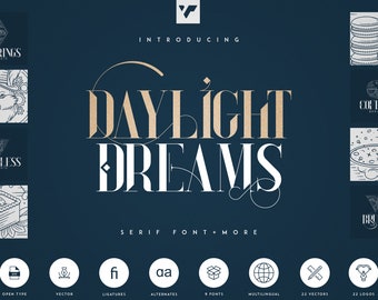 Daylight Dreams - Serif Font + Extra