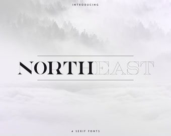 Nord-est - 4 fontes serif