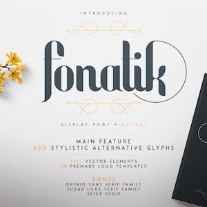 Fonatik Display font + Extras