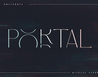 ポータルディスプレイ書体 – クリエイティブでエレガントなセリフ体、レギュラーとイタリックのスタイル、多言語対応、ブランディングパッケージ、雑誌に最適