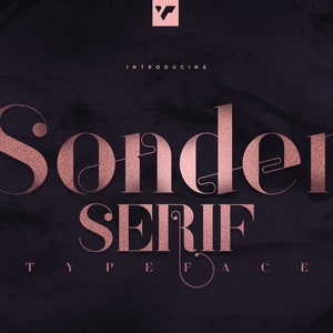 Tipo de letra Sonder Serif - 5 pesos