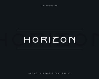 Horizon lettertypefamilie