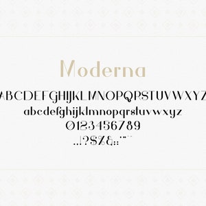 Hashtag Moderna duo font Extra image 8