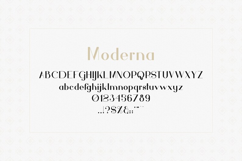 Hashtag Moderna duo font Extra image 8