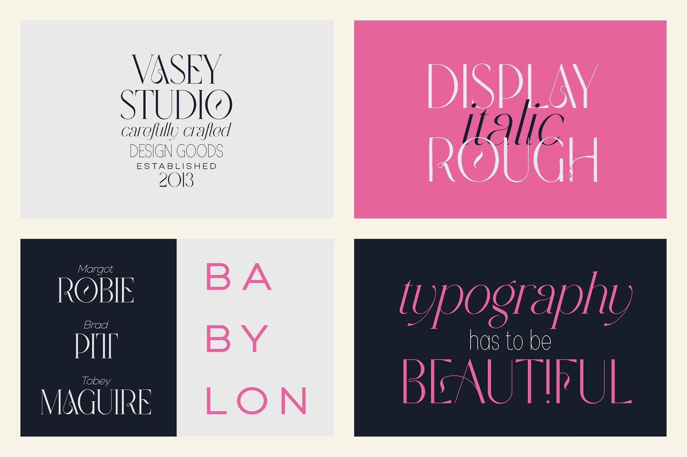 Just Type Bundle Vol.2 - 9 Typefaces, Font Bundle, Font Collection ...