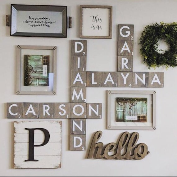 Large Scrabble Tiles Letters Wall Art - Large Letters For Wall Large Scrabble Tiles Letters Wall Art - Large Letters For Wall