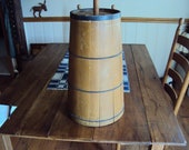 Butter Churn, Antique Butter Churn, Wood Butter Churn, Vintage Churn, Wood Churn, Primitive Butter Churn, Farmhouse Antiques, Primitive
