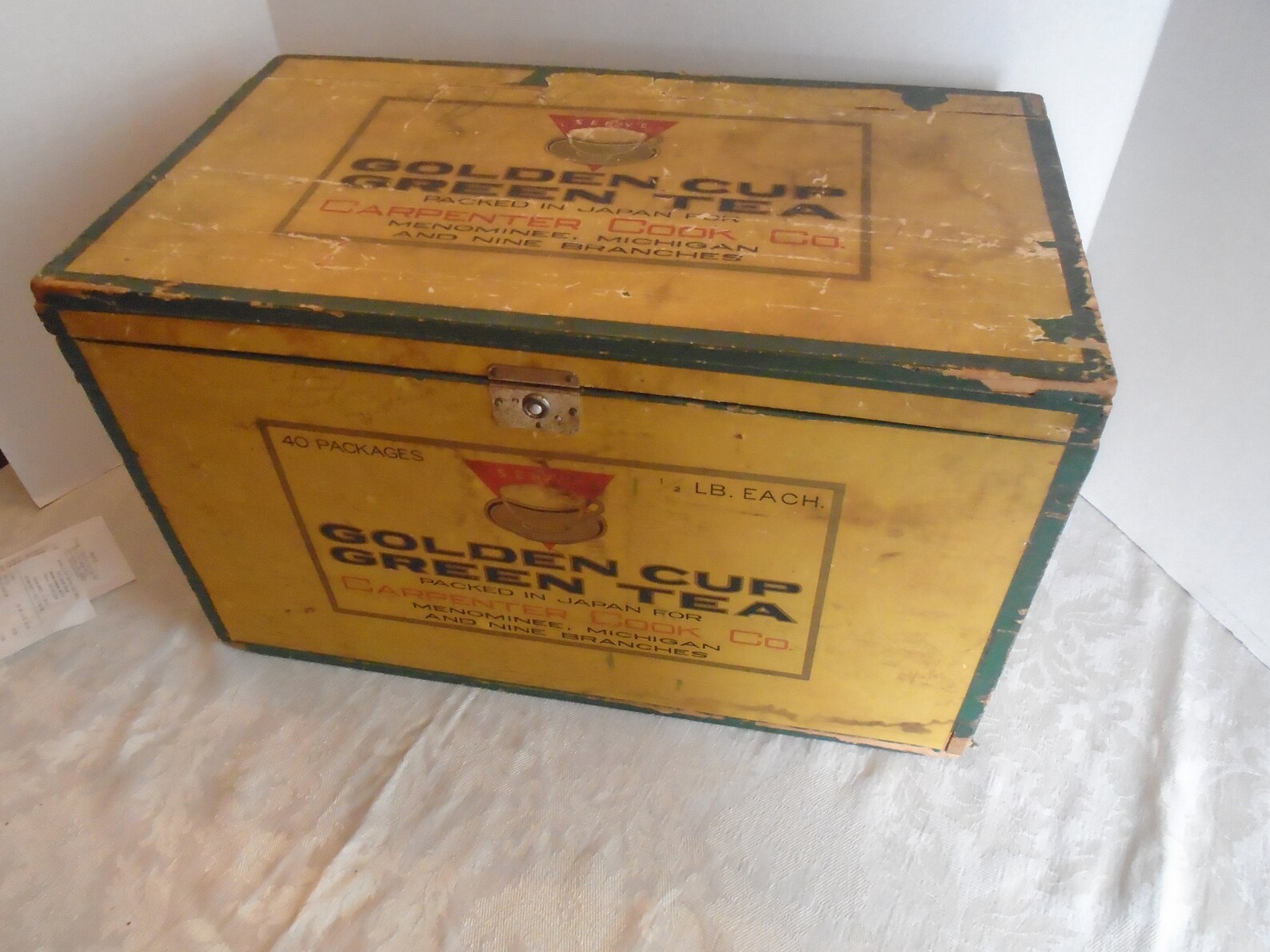 Tea Box Antique Box Old Box Antique Tea Box Primitive Box Etsy