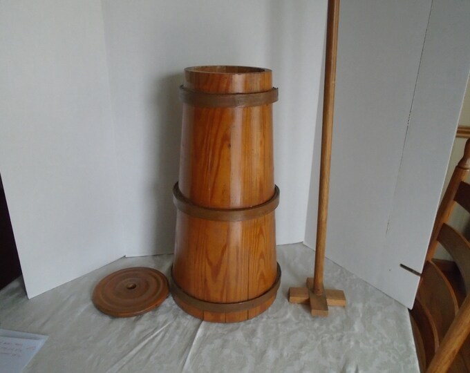 Butter Churn, Antique Butter Churn, Wood Butter Churn, Vintage Churn