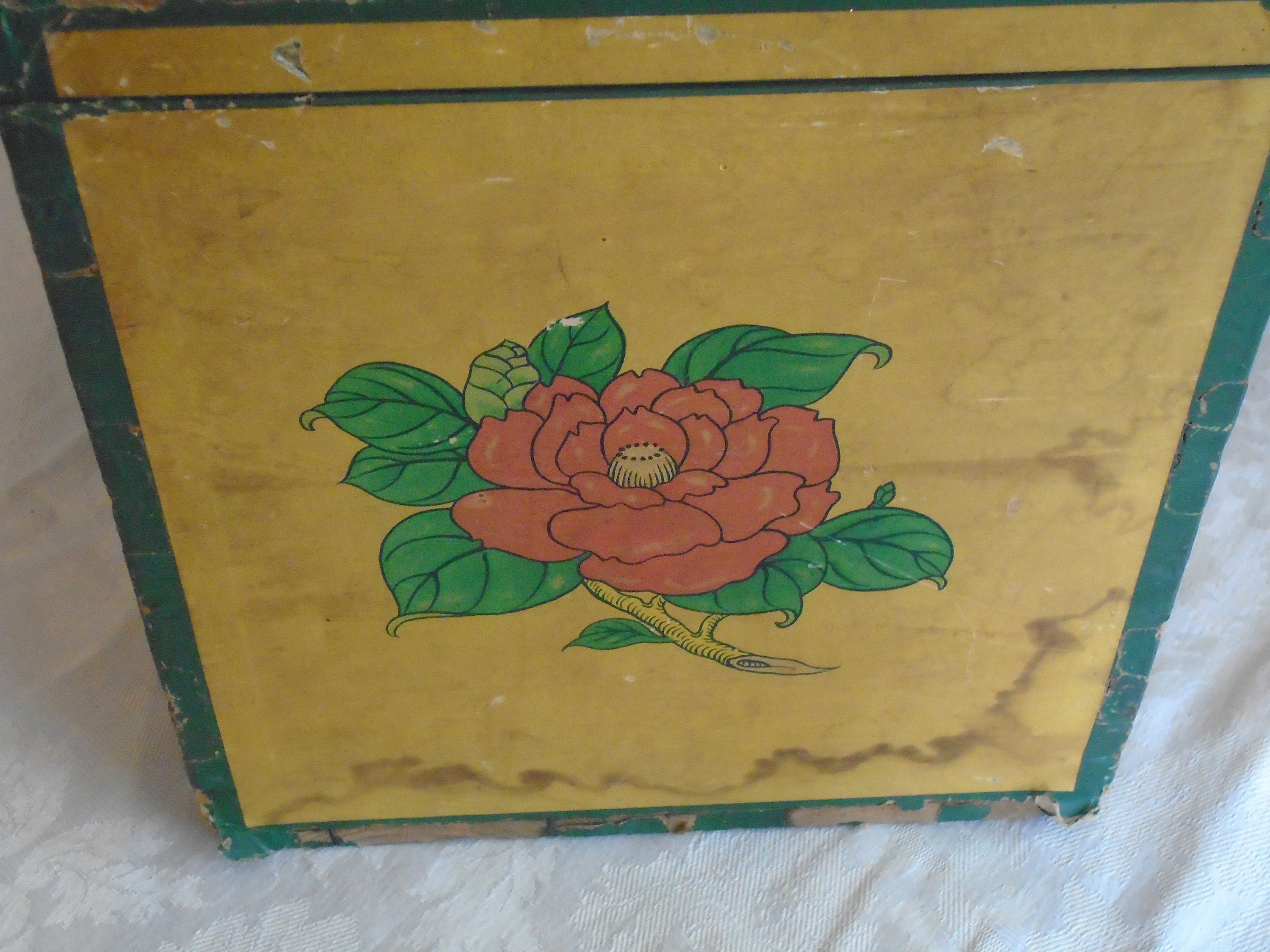 Tea Box Antique Box Old Box Antique Tea Box Primitive Box Etsy