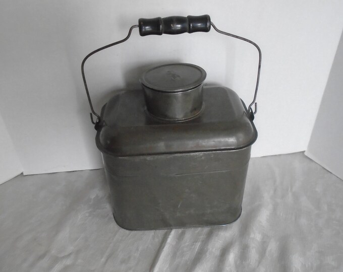 Antique Lunch Bucket, Antique Lunch Pail, Railroad Lunch Pail, Miners