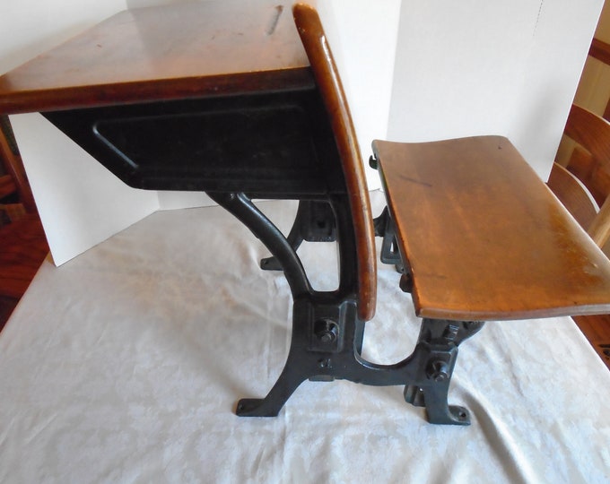 Old School Desk, School Desk, Primitive School Desk, Vintage School